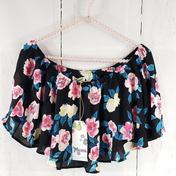 SMYM Heidi Off The Shoulder Crop Top - Picture 8 of 8